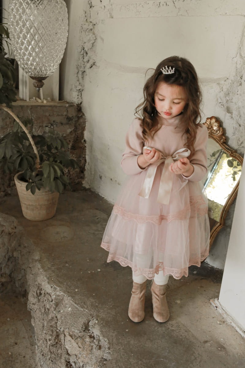 FLO - Korean Children Fashion - #Kfashion4kids - Hepburn One-piece - 3