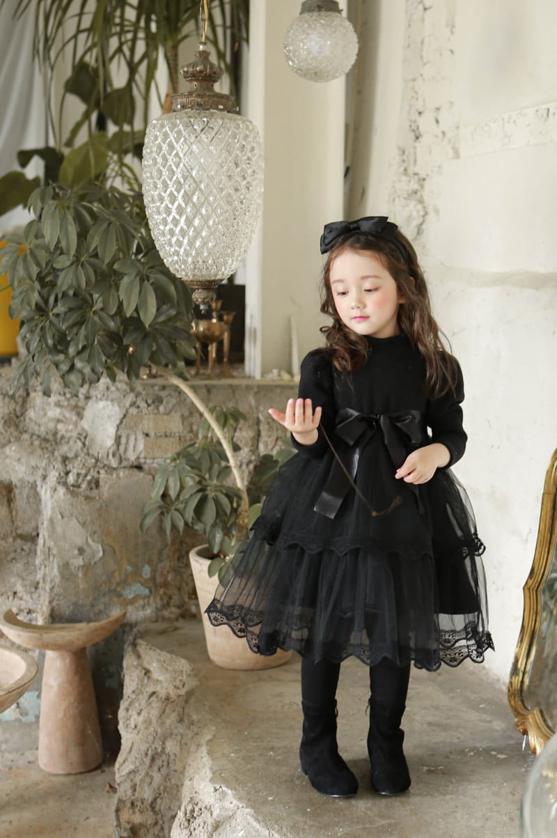 FLO - Korean Children Fashion - #Kfashion4kids - Hepburn One-piece - 7