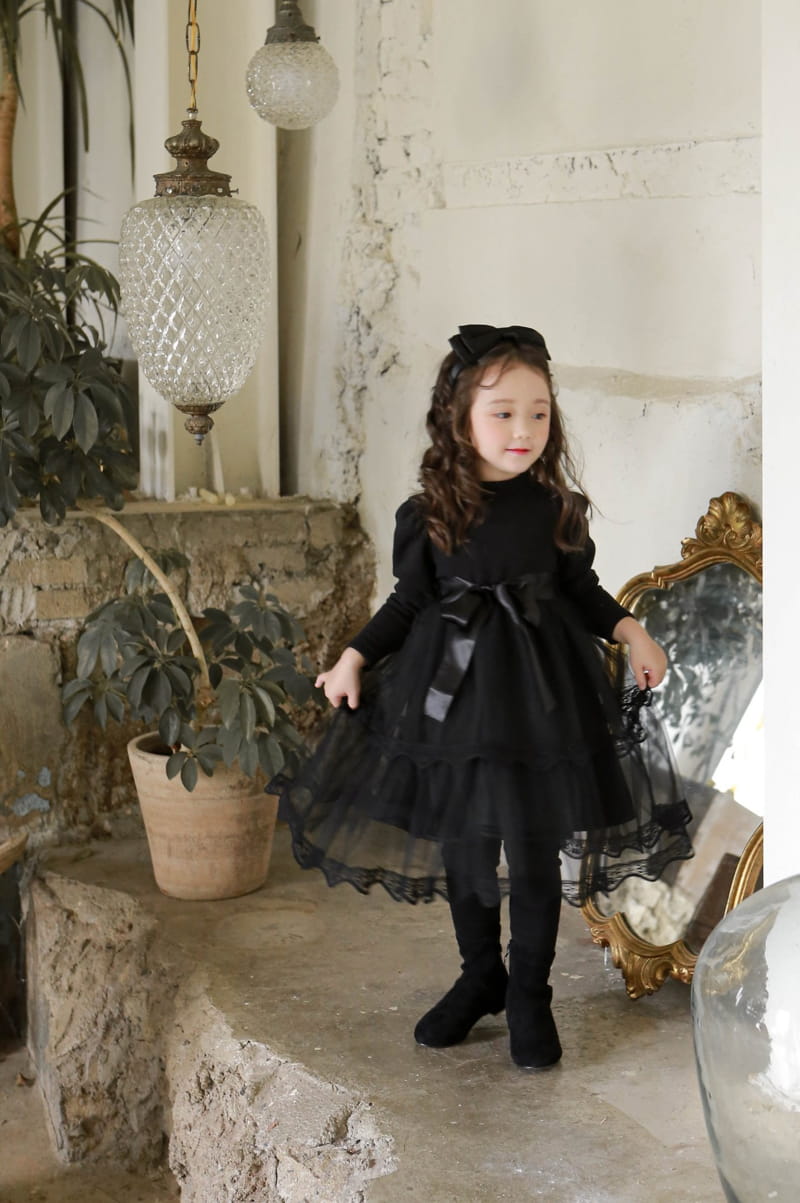 FLO - Korean Children Fashion - #Kfashion4kids - Hepburn One-piece - 9