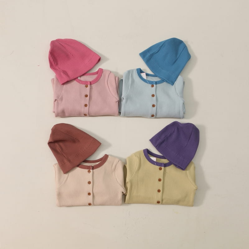 FORFREE - Korean Children Fashion - #Kfashion4kids - Cream Rib Bodysuit
