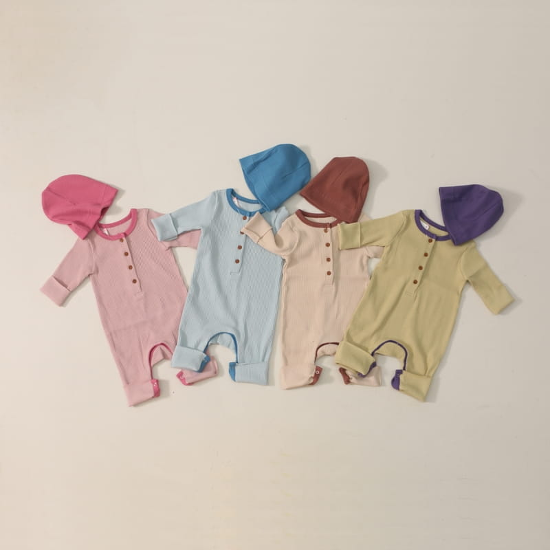 FORFREE - Korean Children Fashion - #Kfashion4kids - Cream Rib Bodysuit - 2