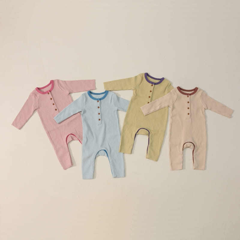 FORFREE - Korean Children Fashion - #Kfashion4kids - Cream Rib Bodysuit - 5