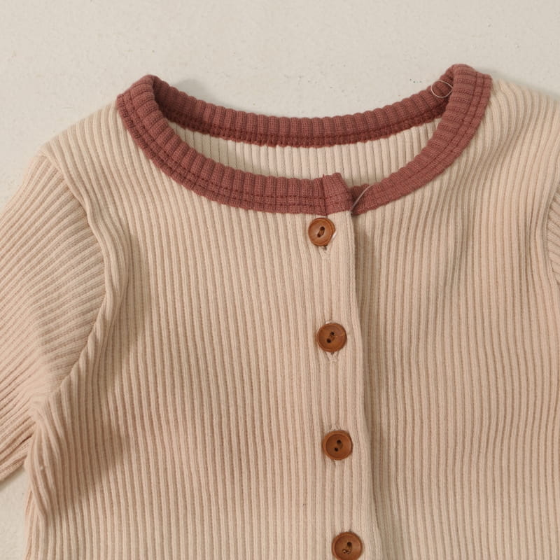 FORFREE - Korean Children Fashion - #Kfashion4kids - Cream Rib Bodysuit - 7