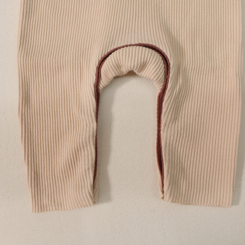 FORFREE - Korean Children Fashion - #Kfashion4kids - Cream Rib Bodysuit - 8