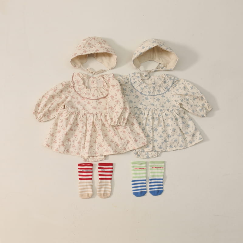 FORFREE - Korean Children Fashion - #Kfashion4kids - Vanilla One-piece Bodysuit