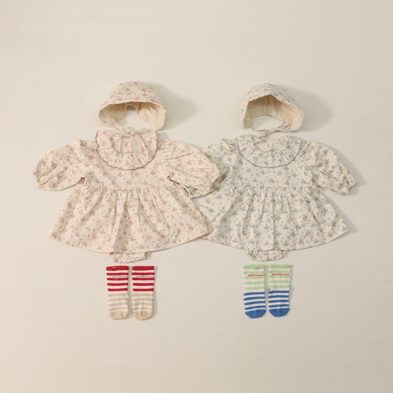 FORFREE - Korean Children Fashion - #Kfashion4kids - Vanilla One-piece Bodysuit - 2