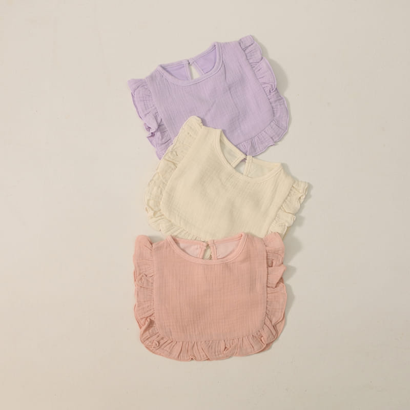 FORFREE - Korean Children Fashion - #Kfashion4kids - Cotton Frill Bib - 3