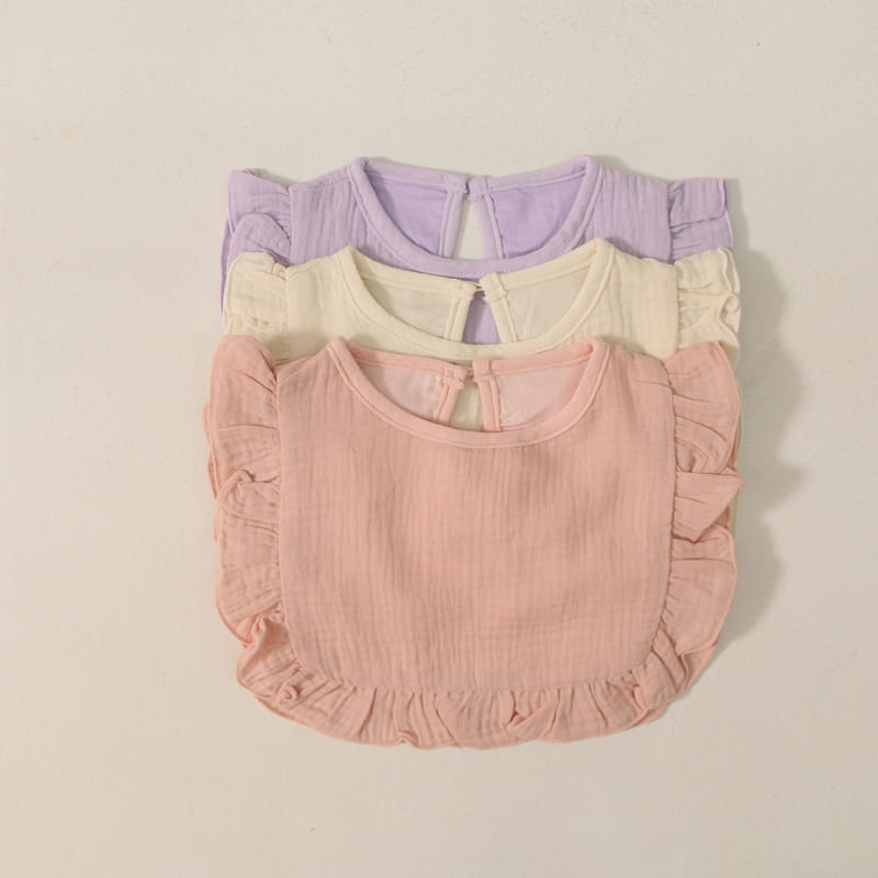 FORFREE - Korean Children Fashion - #Kfashion4kids - Cotton Frill Bib - 5
