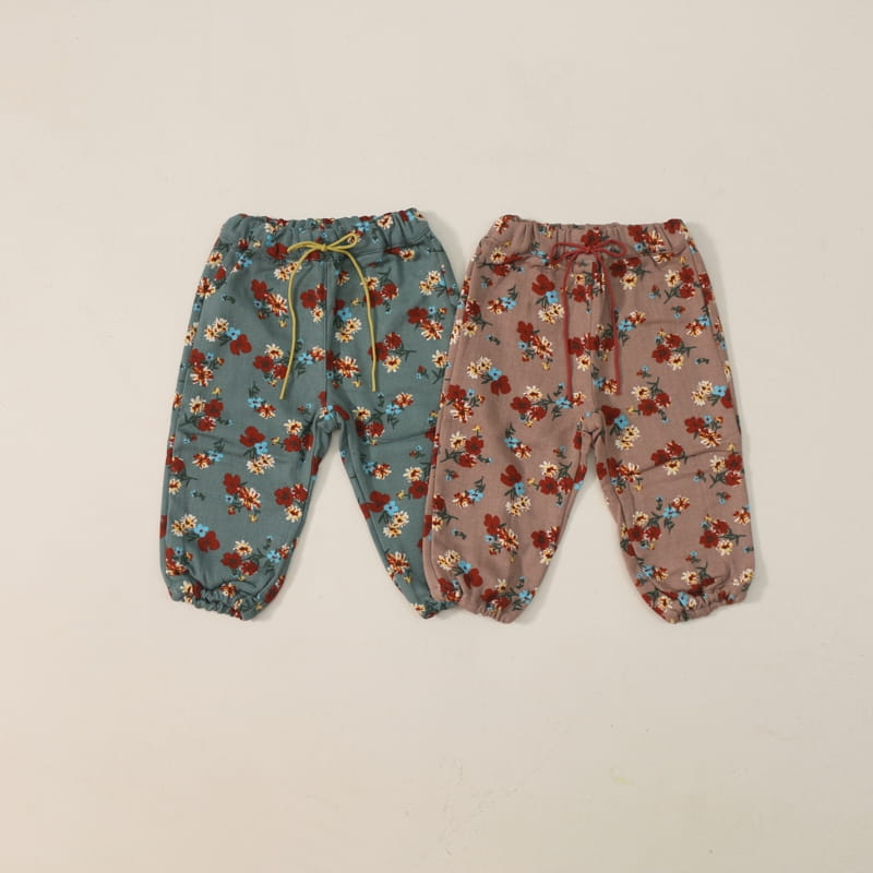 FORFREE - Korean Children Fashion - #Kfashion4kids - Flower Jogger Pants - 5