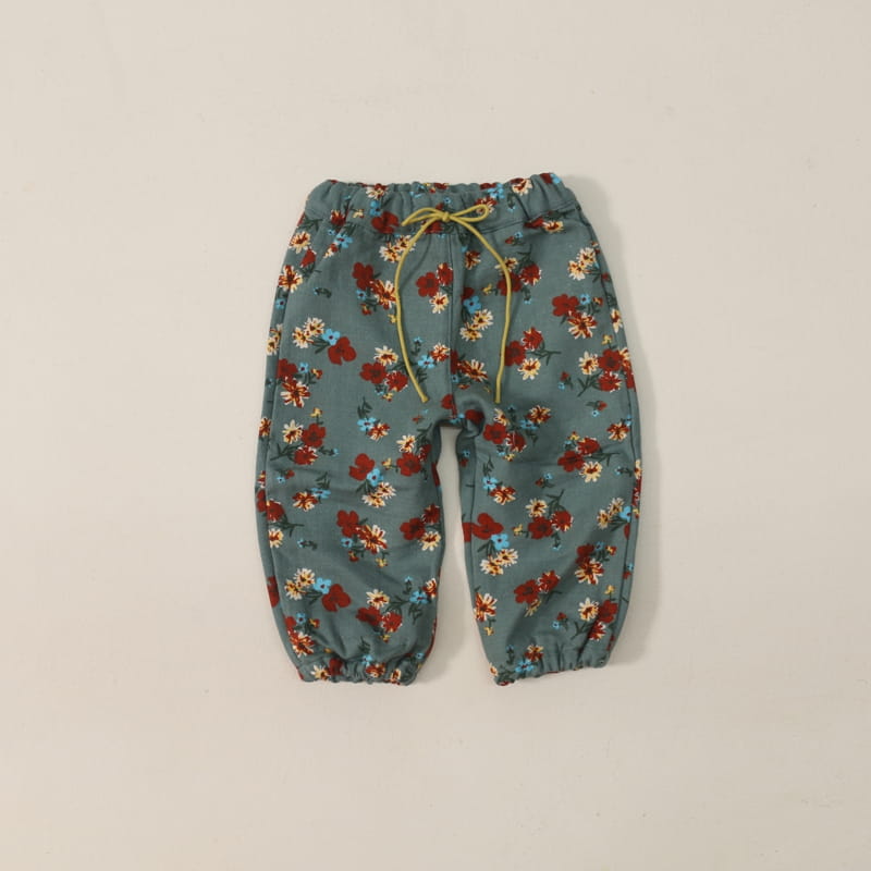 FORFREE - Korean Children Fashion - #Kfashion4kids - Flower Jogger Pants - 6