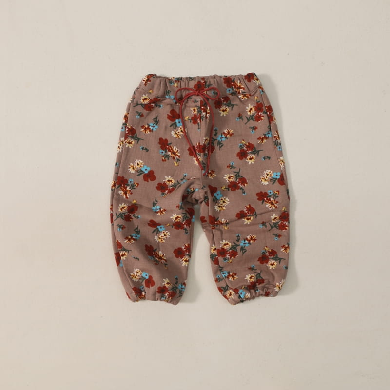 FORFREE - Korean Children Fashion - #Kfashion4kids - Flower Jogger Pants - 9