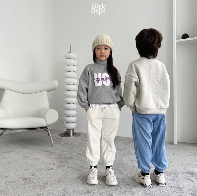 FORK CHIPS - Korean Children Fashion - #Kfashion4kids - Y Bookle Sweatshirt - 10