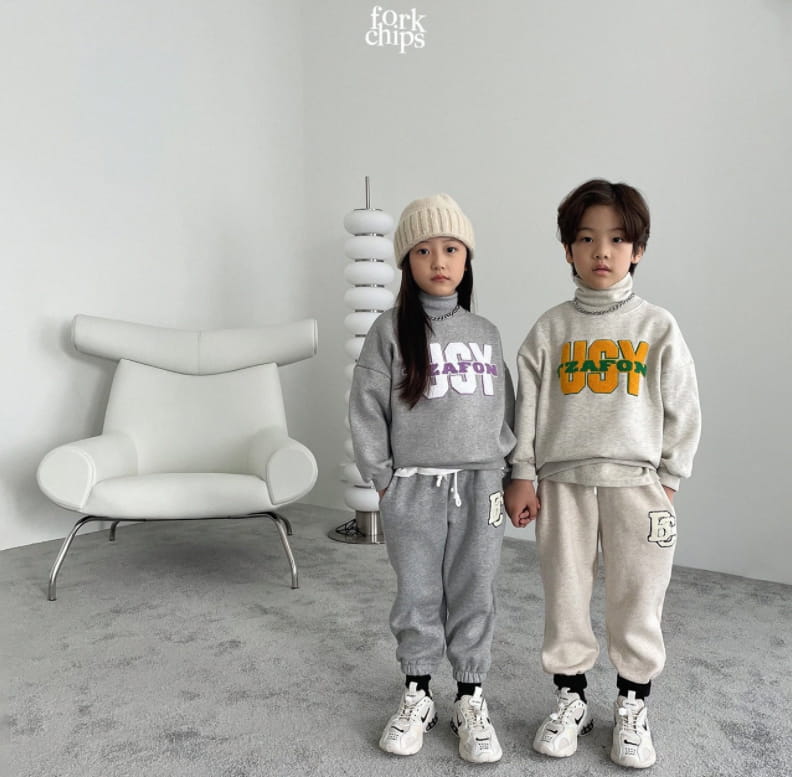 FORK CHIPS - Korean Children Fashion - #Kfashion4kids - Y Bookle Sweatshirt - 12