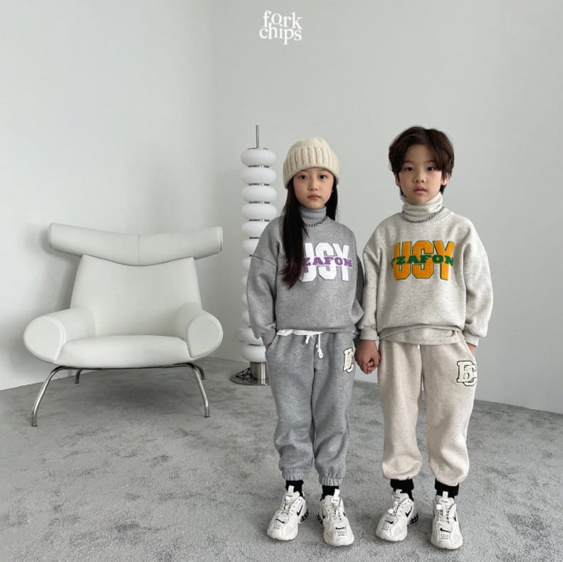 FORK CHIPS - Korean Children Fashion - #Kfashion4kids - Y Bookle Sweatshirt - 2