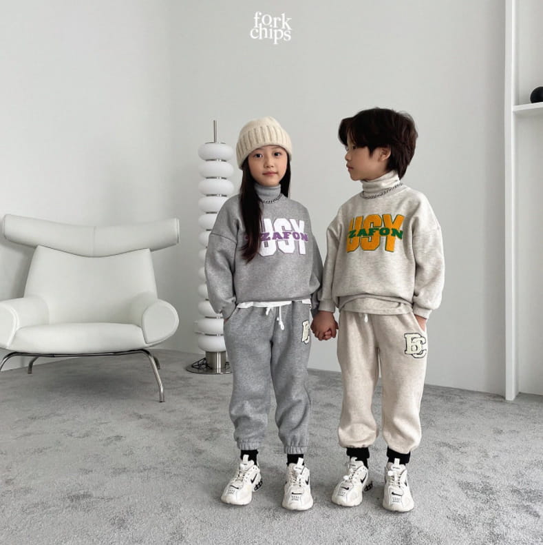 FORK CHIPS - Korean Children Fashion - #Kfashion4kids - Y Bookle Sweatshirt - 3