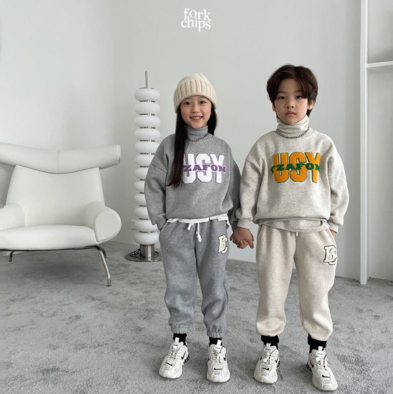 FORK CHIPS - Korean Children Fashion - #Kfashion4kids - Y Bookle Sweatshirt - 4