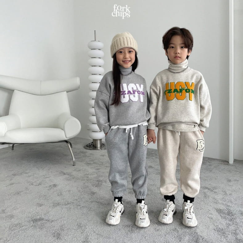 FORK CHIPS - Korean Children Fashion - #Kfashion4kids - Y Bookle Sweatshirt - 5