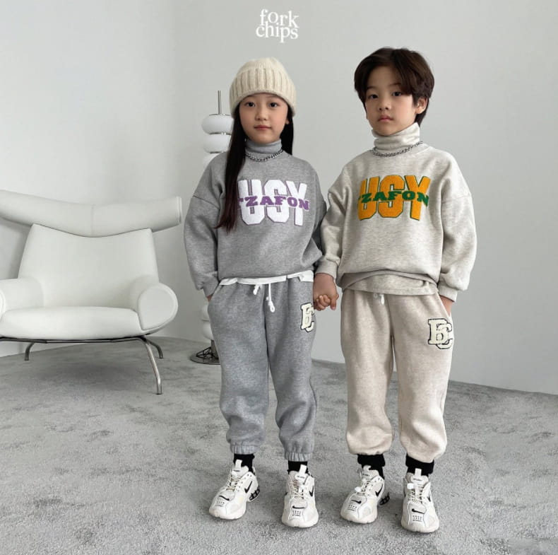 FORK CHIPS - Korean Children Fashion - #Kfashion4kids - Y Bookle Sweatshirt - 6