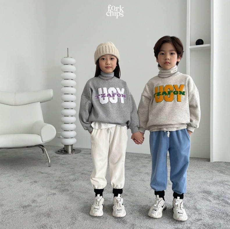 FORK CHIPS - Korean Children Fashion - #Kfashion4kids - Y Bookle Sweatshirt - 7