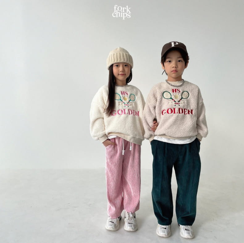 FORK CHIPS - Korean Children Fashion - #Kfashion4kids - Tennis Dumble Sweatshirt - 10
