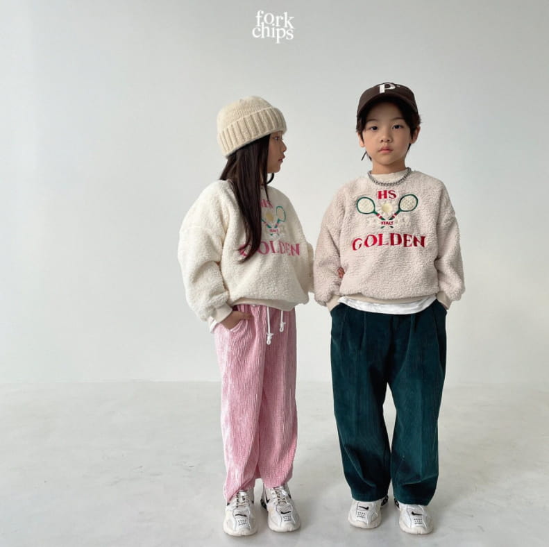 FORK CHIPS - Korean Children Fashion - #Kfashion4kids - Tennis Dumble Sweatshirt - 12
