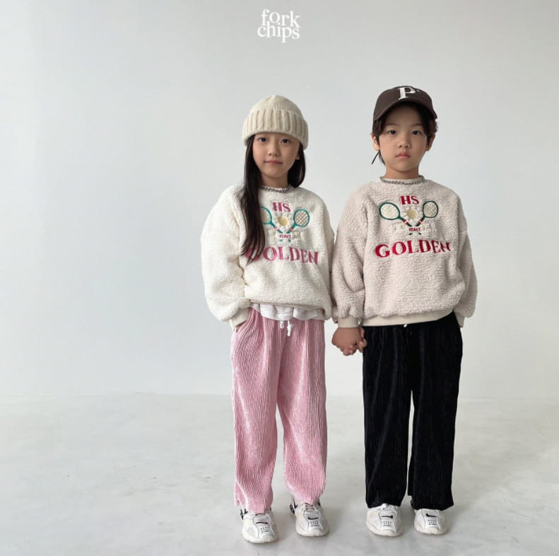FORK CHIPS - Korean Children Fashion - #Kfashion4kids - Tennis Dumble Sweatshirt - 4