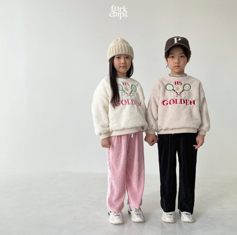 FORK CHIPS - Korean Children Fashion - #Kfashion4kids - Tennis Dumble Sweatshirt - 5