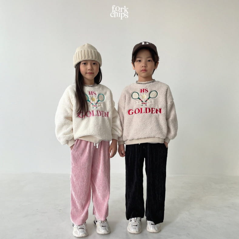 FORK CHIPS - Korean Children Fashion - #Kfashion4kids - Tennis Dumble Sweatshirt - 6