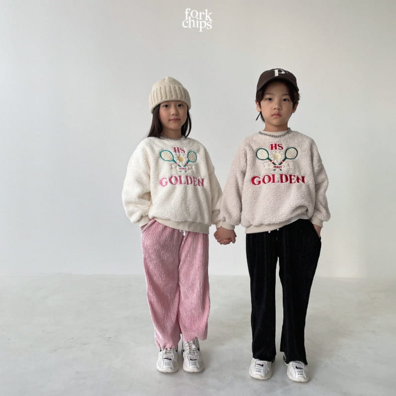 FORK CHIPS - Korean Children Fashion - #Kfashion4kids - Tennis Dumble Sweatshirt - 8