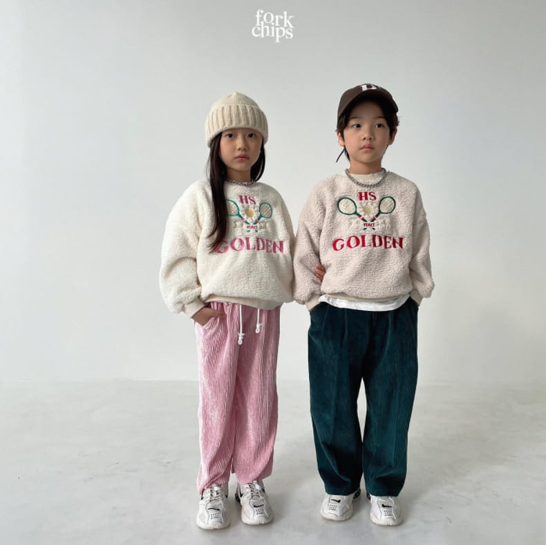 FORK CHIPS - Korean Children Fashion - #Kfashion4kids - Tennis Dumble Sweatshirt - 9