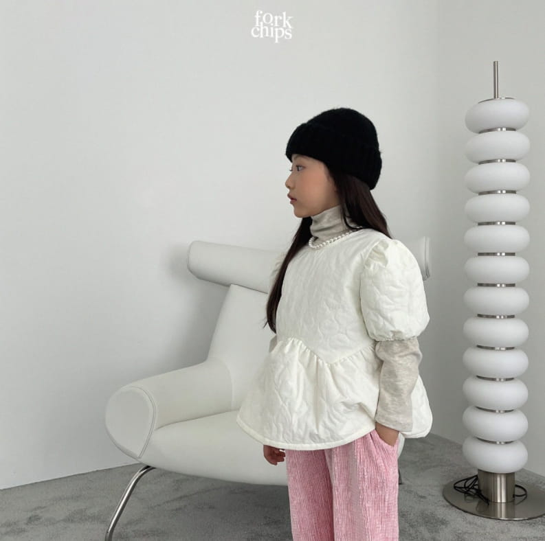 FORK CHIPS - Korean Children Fashion - #Kfashion4kids - Cozy Quilting Blouse - 11