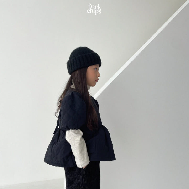 FORK CHIPS - Korean Children Fashion - #Kfashion4kids - Cozy Quilting Blouse - 2