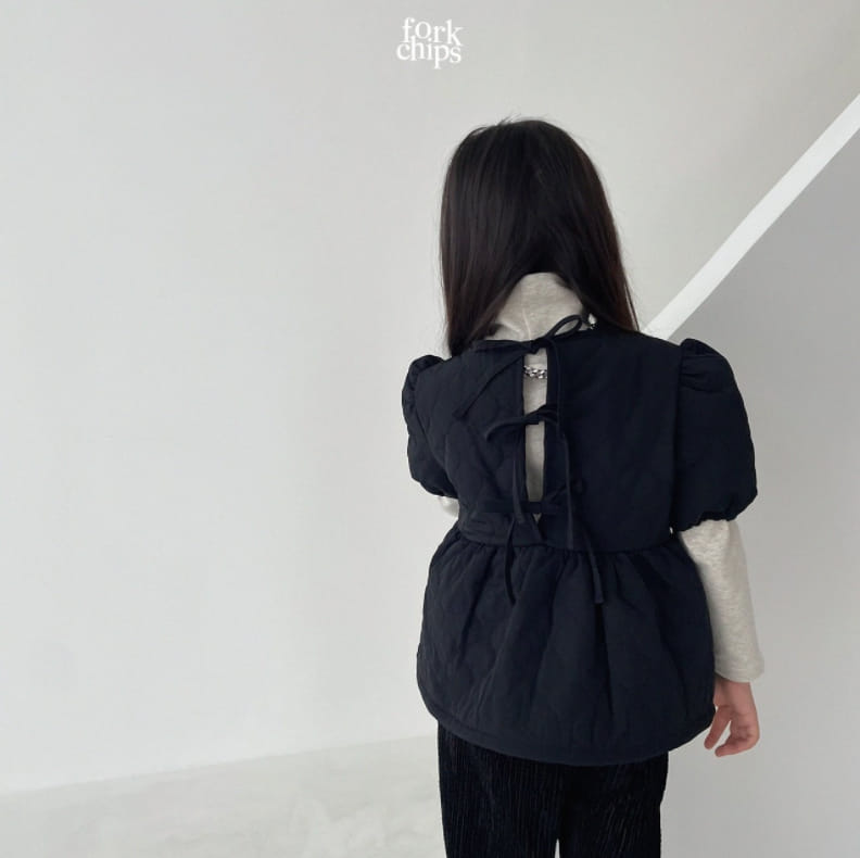 FORK CHIPS - Korean Children Fashion - #Kfashion4kids - Cozy Quilting Blouse - 4