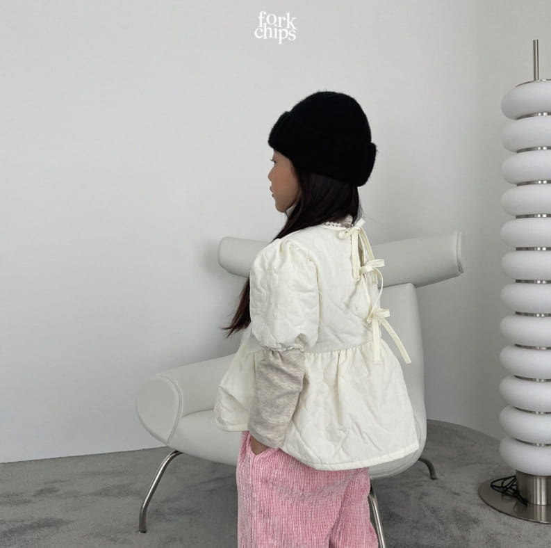 FORK CHIPS - Korean Children Fashion - #Kfashion4kids - Cozy Quilting Blouse - 6