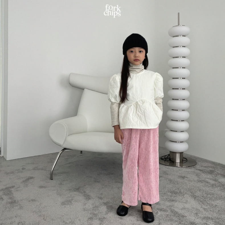 FORK CHIPS - Korean Children Fashion - #Kfashion4kids - Cozy Quilting Blouse - 9