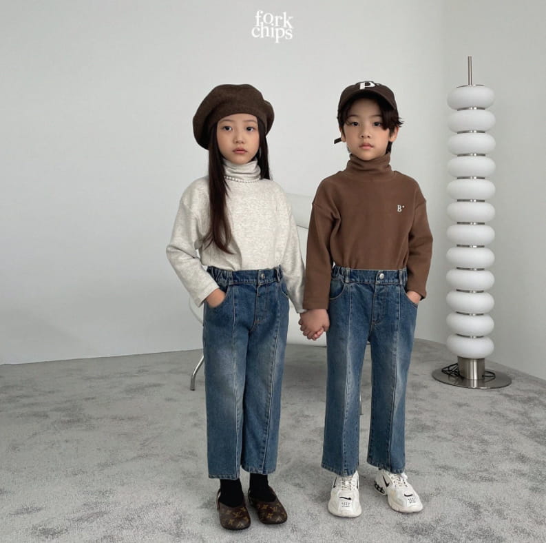 FORK CHIPS - Korean Children Fashion - #Kfashion4kids - Stay Jeans - 4