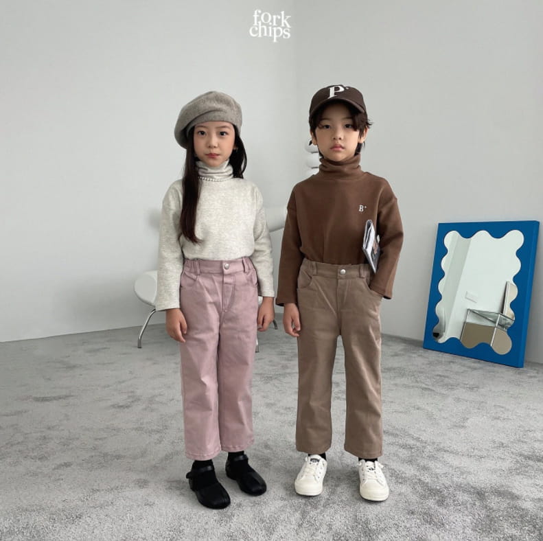 FORK CHIPS - Korean Children Fashion - #Kfashion4kids - J Span Pants - 10