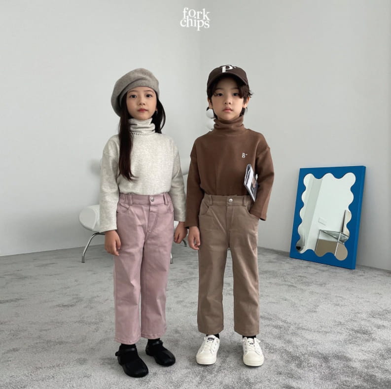 FORK CHIPS - Korean Children Fashion - #Kfashion4kids - J Span Pants - 11