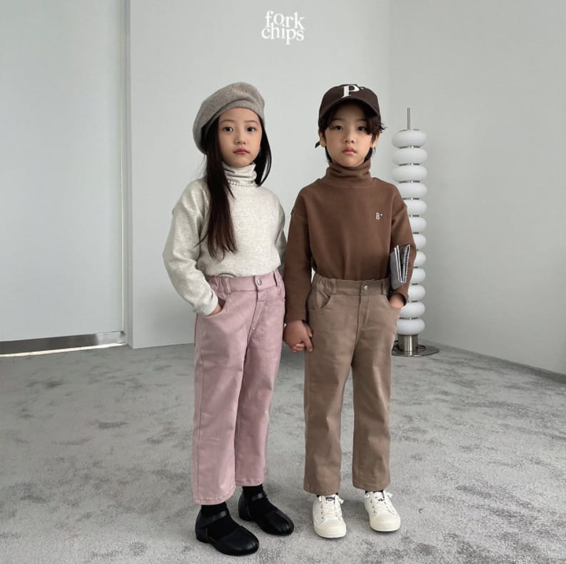 FORK CHIPS - Korean Children Fashion - #Kfashion4kids - J Span Pants - 3