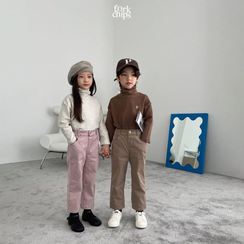 FORK CHIPS - Korean Children Fashion - #Kfashion4kids - J Span Pants - 4