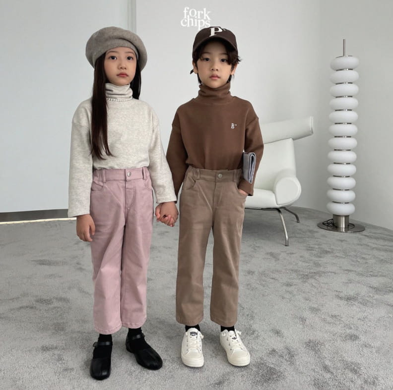 FORK CHIPS - Korean Children Fashion - #Kfashion4kids - J Span Pants - 5