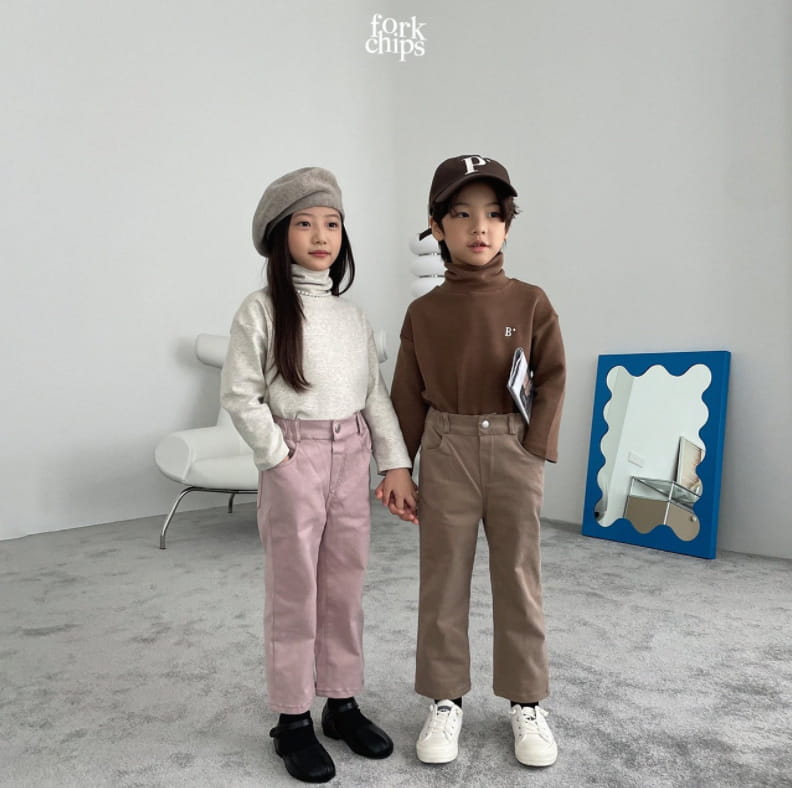 FORK CHIPS - Korean Children Fashion - #Kfashion4kids - J Span Pants - 7