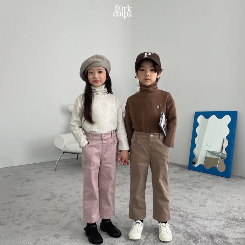 FORK CHIPS - Korean Children Fashion - #Kfashion4kids - J Span Pants - 8