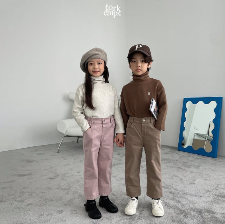 FORK CHIPS - Korean Children Fashion - #Kfashion4kids - J Span Pants - 9
