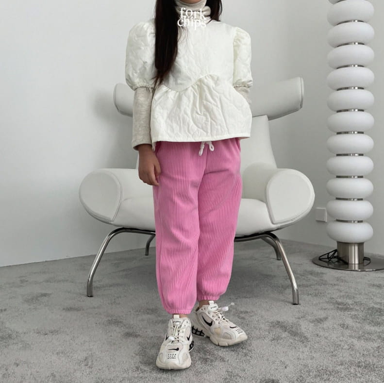 FORK CHIPS - Korean Children Fashion - #Kfashion4kids - Heating Jogger Pants - 10