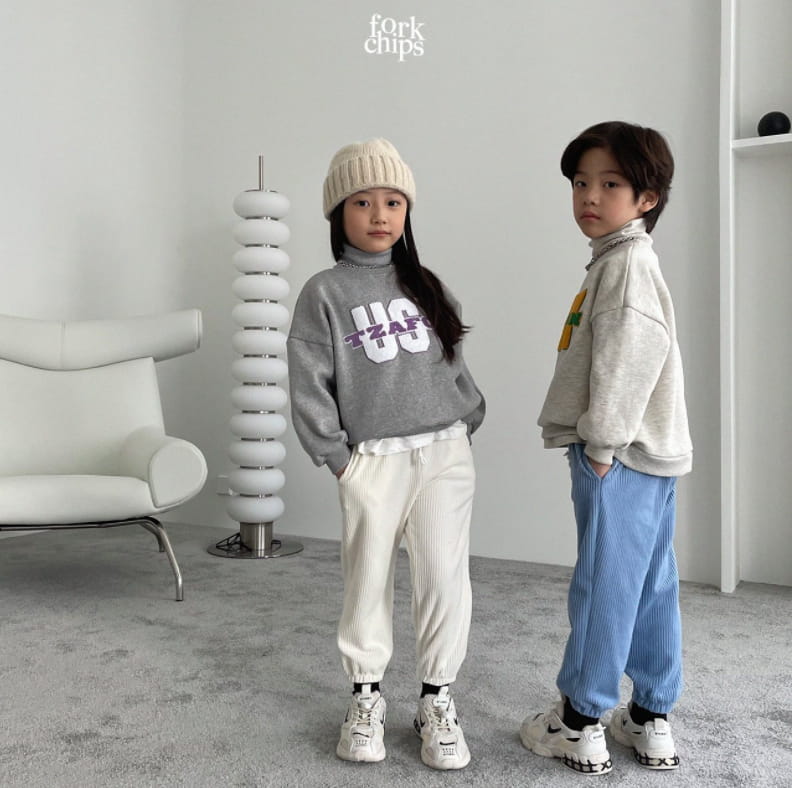 FORK CHIPS - Korean Children Fashion - #Kfashion4kids - Heating Jogger Pants - 4