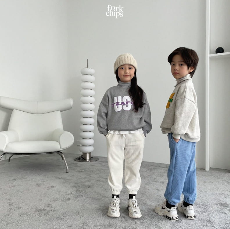 FORK CHIPS - Korean Children Fashion - #Kfashion4kids - Heating Jogger Pants - 5