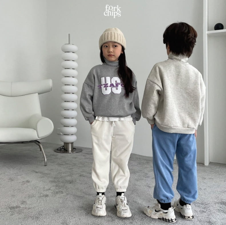 FORK CHIPS - Korean Children Fashion - #Kfashion4kids - Heating Jogger Pants - 7