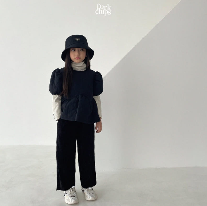 FORK CHIPS - Korean Children Fashion - #Kfashion4kids - Rolli Pleats Pants - 11