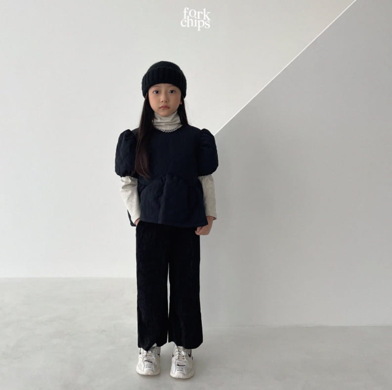 FORK CHIPS - Korean Children Fashion - #Kfashion4kids - Rolli Pleats Pants - 2
